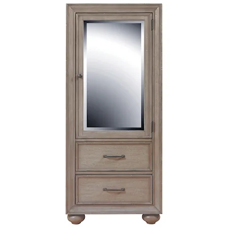Wardrobe with Built In Mirror